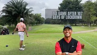 First Round after 107 Days of Lockdown at this Royal Perak Golf Club. #shorts