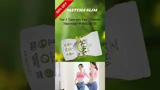 Nur 1 Tasse pro Tag &ndash; Matcha Slim wirkt WIRKLICH! #youtube #matchaslim #youtubeshorts #germany