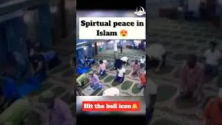 When a Christian lady enters in Masjid#finding inner peace #Islam religion of Peace.