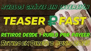 Teaser Fast c&oacute;mo funciona 2025 🪙 Teaserfast hack 💰 Teaserfast ru paga 💵 Rublos gratis payeer 2025