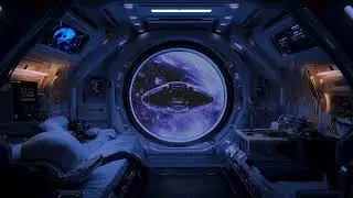 In Planetary Orbit - Interstella Space Suite - Heavenly Stars of Universe, Space Cockpit Atmosphere