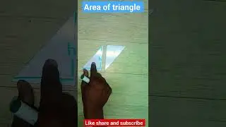 area of triangle #maths #geometry #triangle