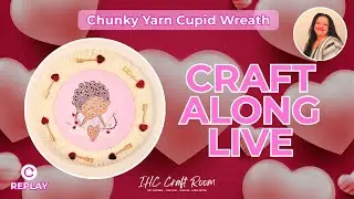 Adorable Chunky Yarn Wreath: Easy Valentine DIY