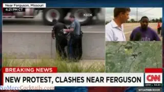 Ferguson protester blames latest round of violence on 