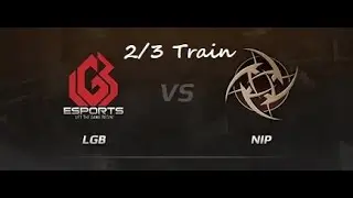 LGB eSports VS NIP - 2/3 Train. Мажор DreamHack Winter 2013 Йенчепинг. Playoff 1/4 Стадия. CS:GO