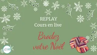Replay Cours en live - Broder votre Noël Husqvarna Viking Sapphir 85