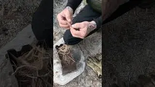 HOW TO USE HEMP ROPE FOR FIRE  #shorts  🔥🔥🔥