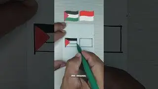 gambar bendera palestina 🇵🇸 + indonesia 🇮🇩