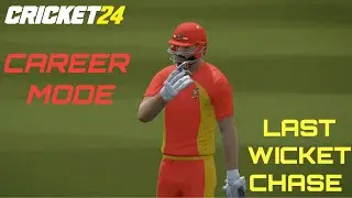 The Thrill of the Chase: Last Wicket Drama in Career Mode  #Cricket24  #LastWicketChase #EpicFinish