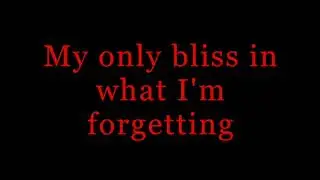 RED ~ Coming Apart (Deconstructed) ~ Lyrics