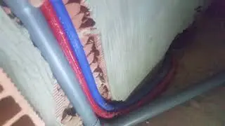 Façonnage tuyau en plastique  ( pvc ) 1er étage.