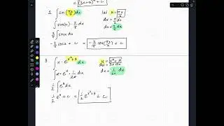 Integration Techniques - U substitution