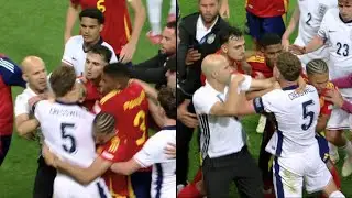England vs Spain u21 Players Huge Fight at Full-Time 😳 | Euro 2025 U-21 Highlights