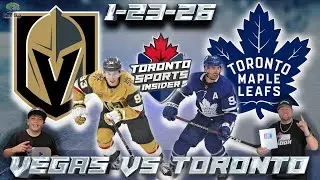 Vegas Golden Knights vs Toronto Maple Leafs LIVE 🔴 | NHL LIVE Stream Reaction & Play By Play