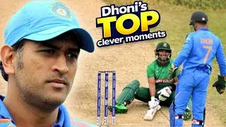M S Dhoni. Top clever moments of Thala | hattrick cricket