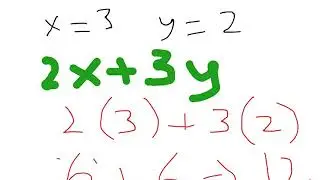 finding values of x and y maths