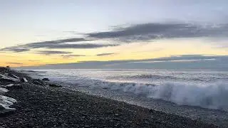 Evening Sea, Quiet Horizon | 夕暮れの静かな海