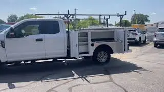 2017 Ford F250 4X2 Supercab Pickup, 8' Service Body, Ladder Rack. 164