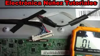 Reparar tv LED sin Vídeo, Falla Resuelta, VÍDEO 2 de 2 electrónica nuñez tutoriales