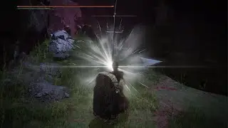 Hewg's Prayer. Cross-Naginata & Fingerprint Stone Shield with Talisman Testing for Radahn.
