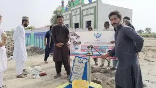 Hope For Poor Charity UK Hand Water Pump Project @ Jamia Masjid Al Asif Sadaqah Sindh 🇵🇰 25/08/25