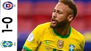 Brazil Vs chile 1-0 Extended highilight all goals 2021