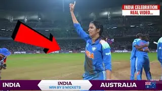 Watch &ndash; Emotional Moments After India&rsquo;s Win 🏆 | Jemimah Rodrigues Crying | IND vs AUS Semi-Final
