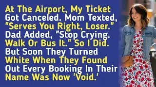 At The Airport, My Ticket Got Canceled. Mom Texted, 