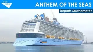 Anthem of the Seas departs Southampton (15/08/2020)