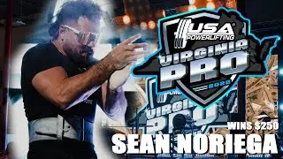 SEAN NORIEGA TAKES 5th & $250 @ THE VA PRO | USA Powerlifting Virginia
