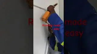 Simplest and fastest way to Rivet using Compression 🔥🔥❤️#construction #construction #fabrication