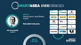 SMART4SEA Athens Forum 2024, Mike Konstantinidis, Zeronorth, Make global trade green