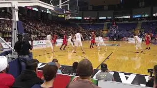 Canada versus China Men's Basketball courtside