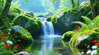 relaxing music for stress relief l relaxing music with asmr water sound l piano music for relaxing