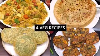 4 Delicious Veg Recipes For Winter | Healthy Vegetables 