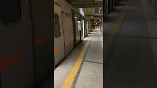 The Airport Metro Station in Athens Greece