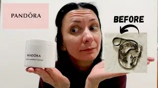 Cleaning my Pandora Jewellery  with  Gentle Jewellery Cleaner #pandora#jewelleryclean
