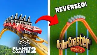 Recreating Planet Coaster's Prebuilt Coasters in RCT