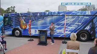HART's Rolling Art Bus unveiling - Highlight