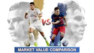 Ronaldo vs Messi Market Value Comparison Over Time (2004 - 2021) | Football Rankings