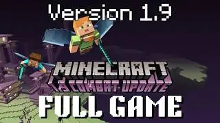 Minecraft 1.9 Full Game Walkthrough | The Combat Update (No Commentary)