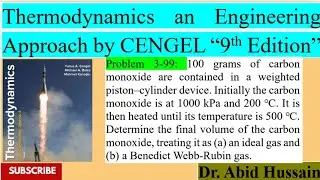 Find V2 by Benedict Webb-Rubin gas eq |P 3-99|ThermodynamicsAn EngineeringApproachbyCENGEL9thEdition