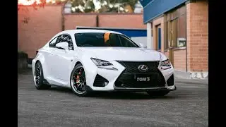 Toms Racing Full Titanium Exhaust on Lexus RCF