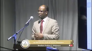 Part 3 - Questions & answers on the Seven Seals & Seven Thunders - Br. Joshua. L Mukanya -18.01.2026