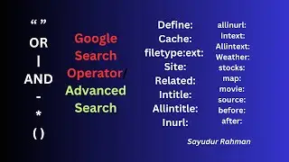 Search operator | Google Advanced Search