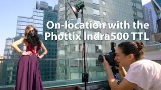 Phottix Indra500 TTL Studio Light - On Location