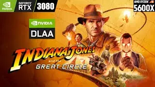 Indiana Jones and the Great Circle RTX 3080 1440p DLAA Benchmark