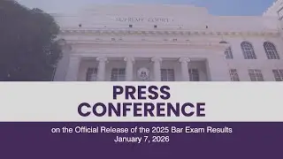 2025 Bar Results Press Conference - January 7, 2026