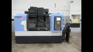 Doosan DNM 500 CNC Vertical Machining Center, 12K RPM Spindle, HP Coolant, Probing, Full 4th Axis