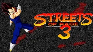 Streets of Rage 3: Dragon Ball Edition - Vegeta playthrough (Sega Mega Drive/Genesis)